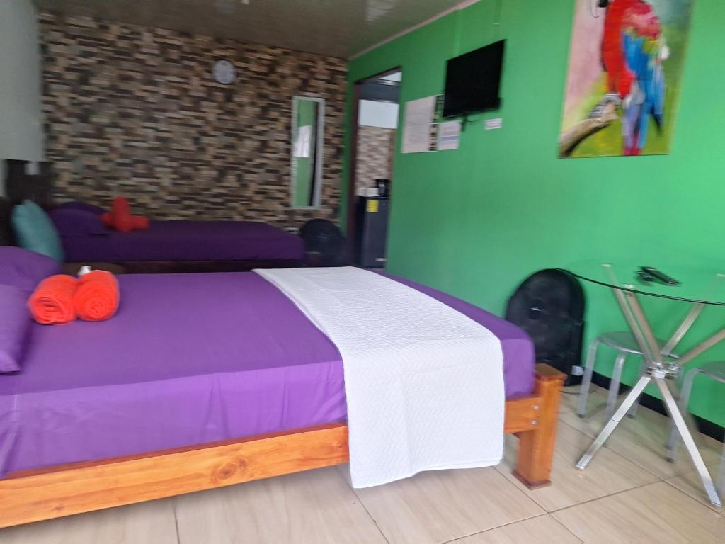 Postel nebo postele na pokoji v ubytování Anchia - Hostel