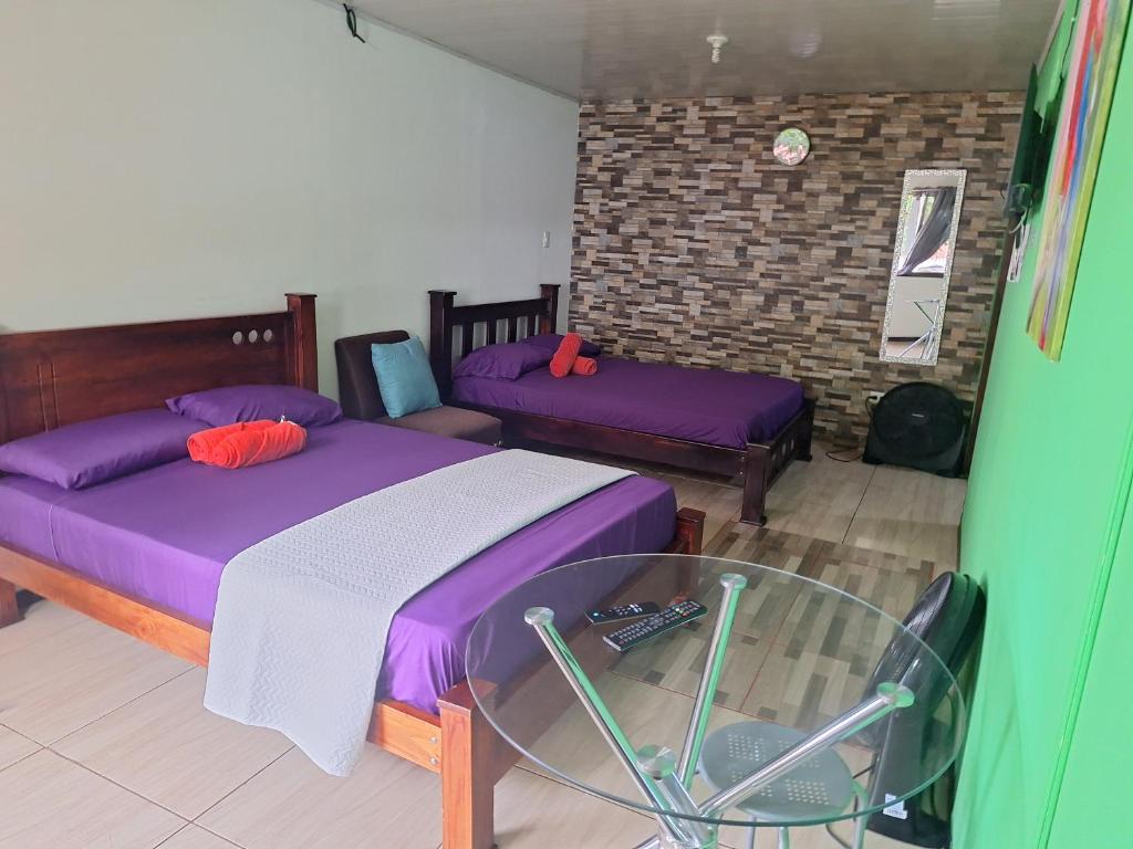 Postel nebo postele na pokoji v ubytování Anchia - Hostel