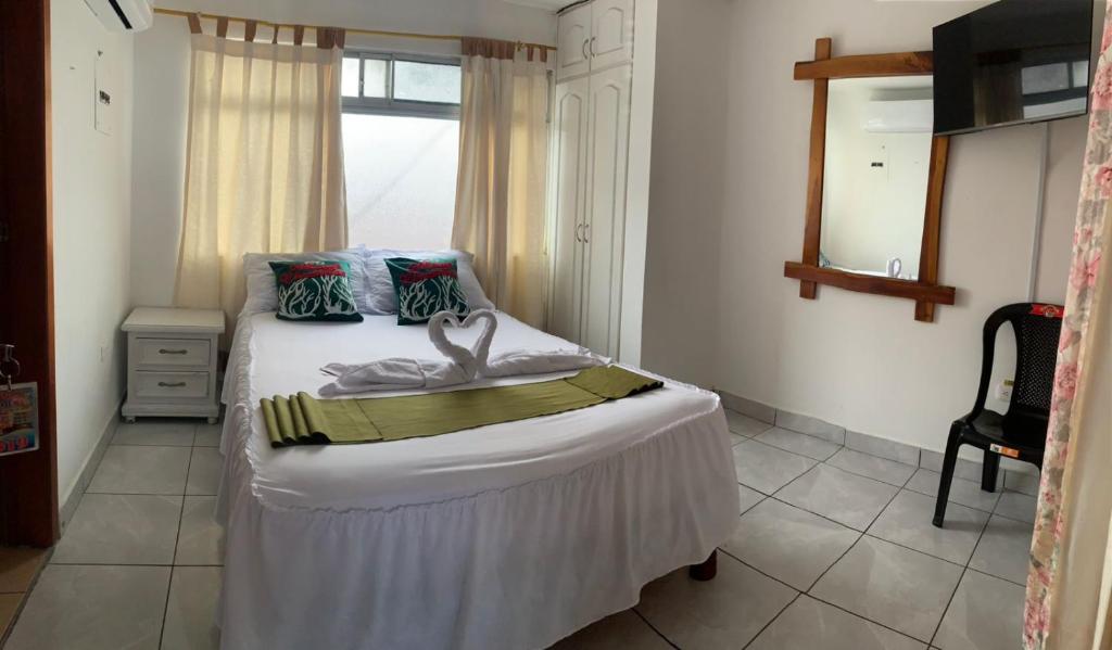 Postel nebo postele na pokoji v ubytování HOTEL PAL-MAR