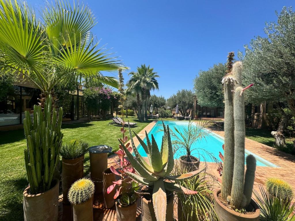 Hồ bơi trong/gần Villa les Portes de l'Atlas - MARRAKECH