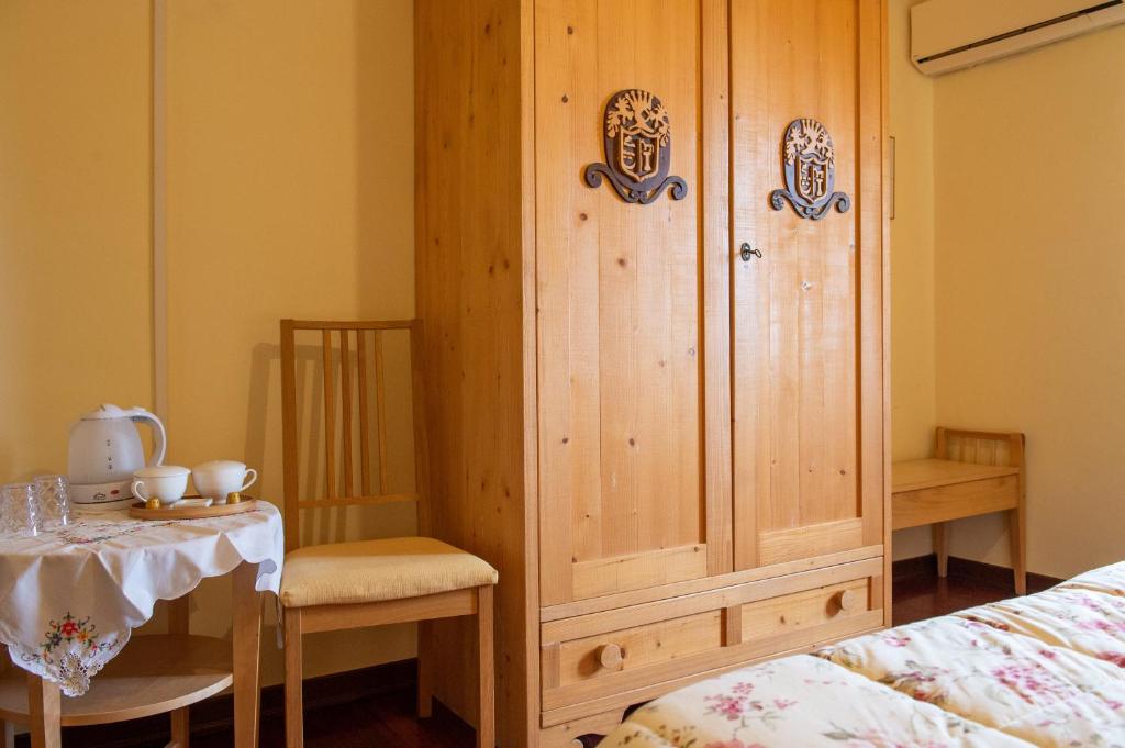 Postel nebo postele na pokoji v ubytování Podere Sette Piagge