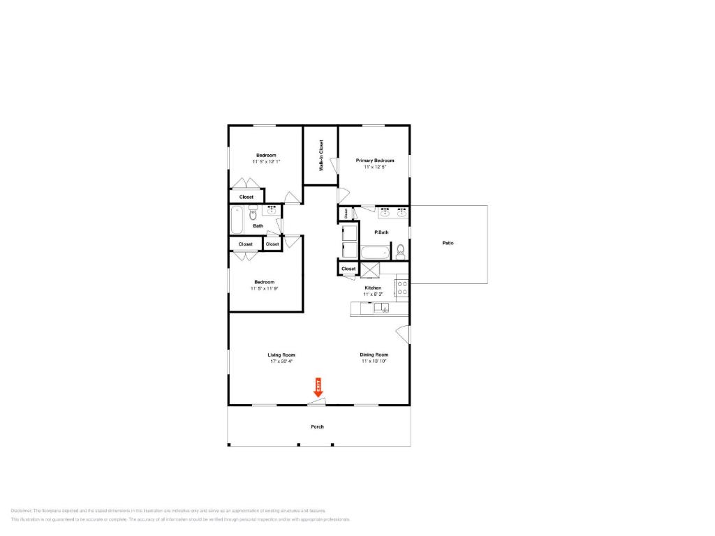 een plattegrond van een huis bij Diving Dolphin in Port Aransas