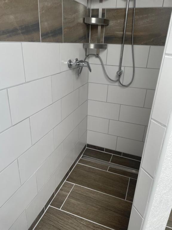Koupelna v ubytování Zimmer in Lautrach