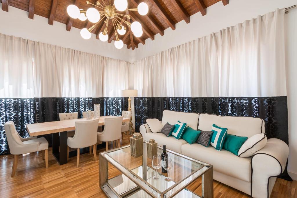 Posezení v ubytování BiBo Suites Oro del Darro