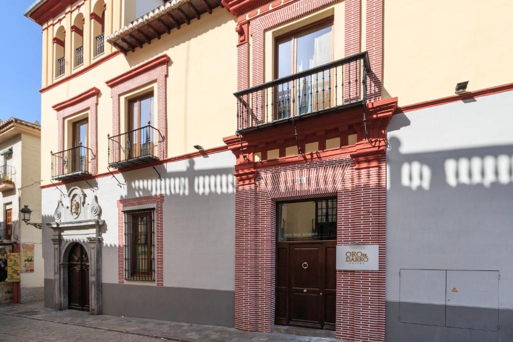 Budova, kde se aparthotel nachází