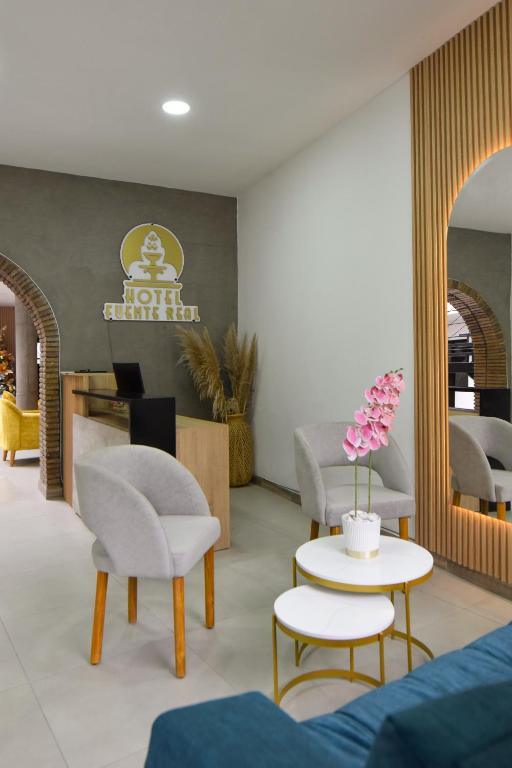 Posezení v ubytování Hotel Fuente Real Popayán