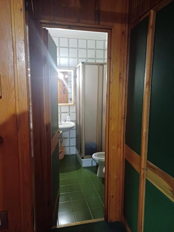 Koupelna v ubytování Casetta mia, Pian de Valli