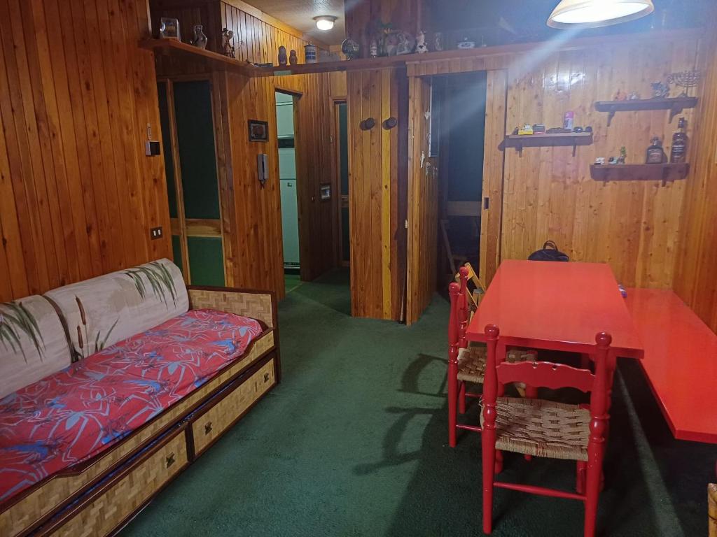 Posezení v ubytování Casetta mia, Pian de Valli