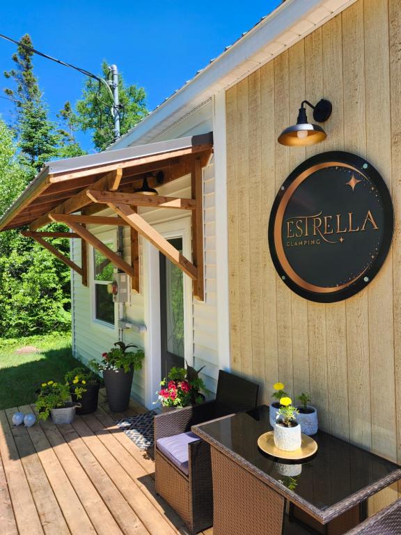 Zahrada ubytování Estrella Glamping