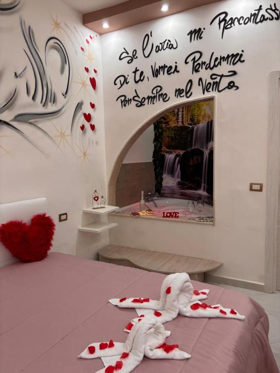 Letto o letti in una camera di La dolce sosta
