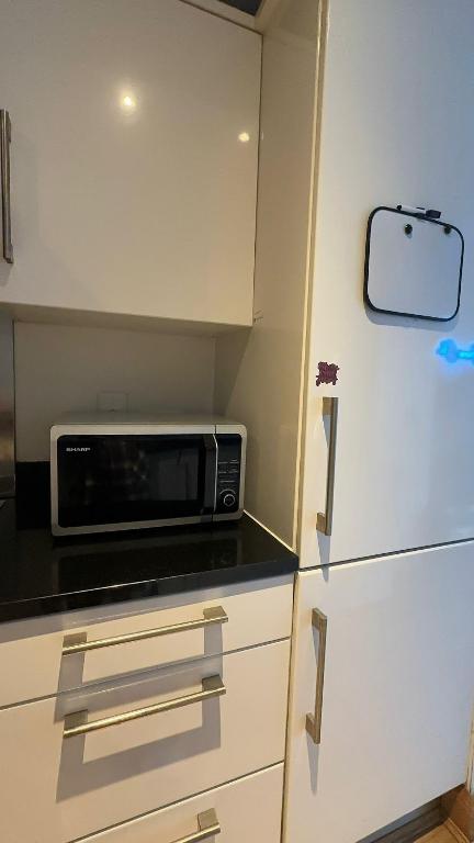 Kuchyň nebo kuchyňský kout v ubytování Liffey Three Arena Room