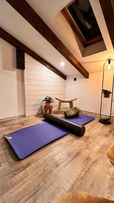 Posezení v ubytování Cozy Alpine Attic