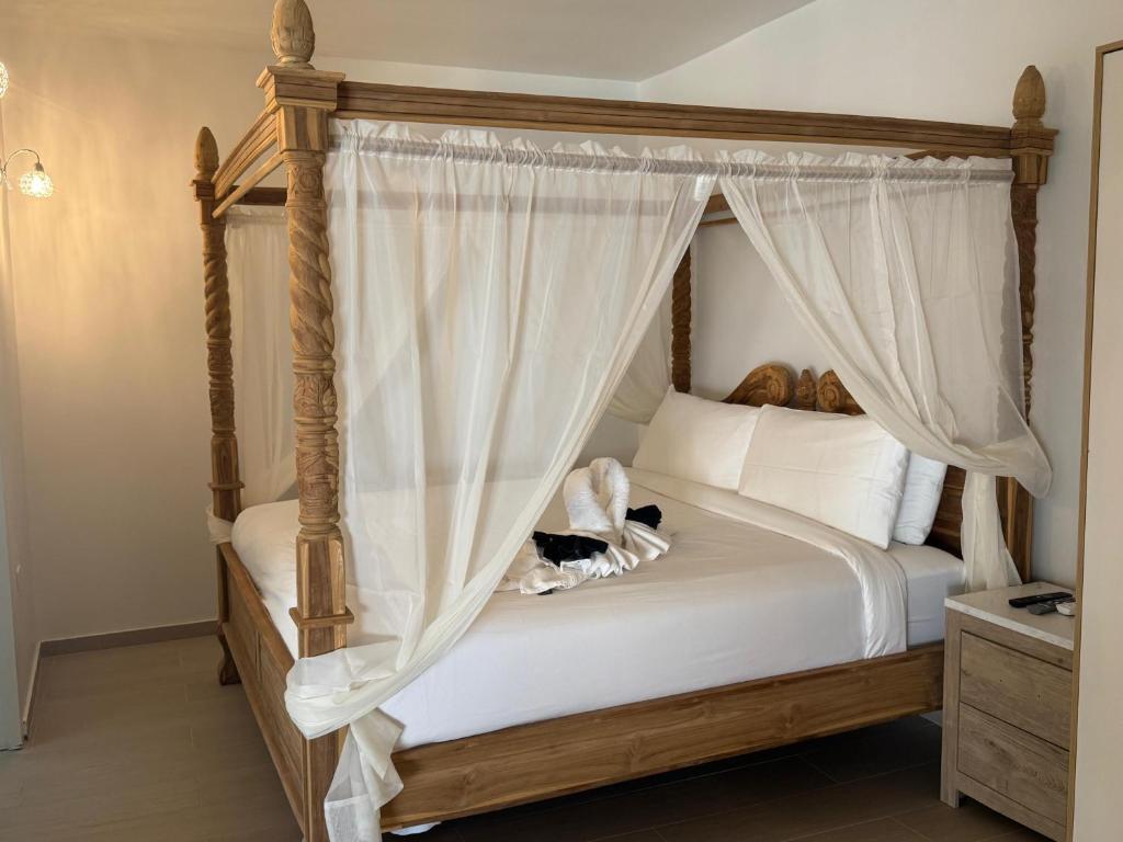 Postel nebo postele na pokoji v ubytování Beach Walk Residences