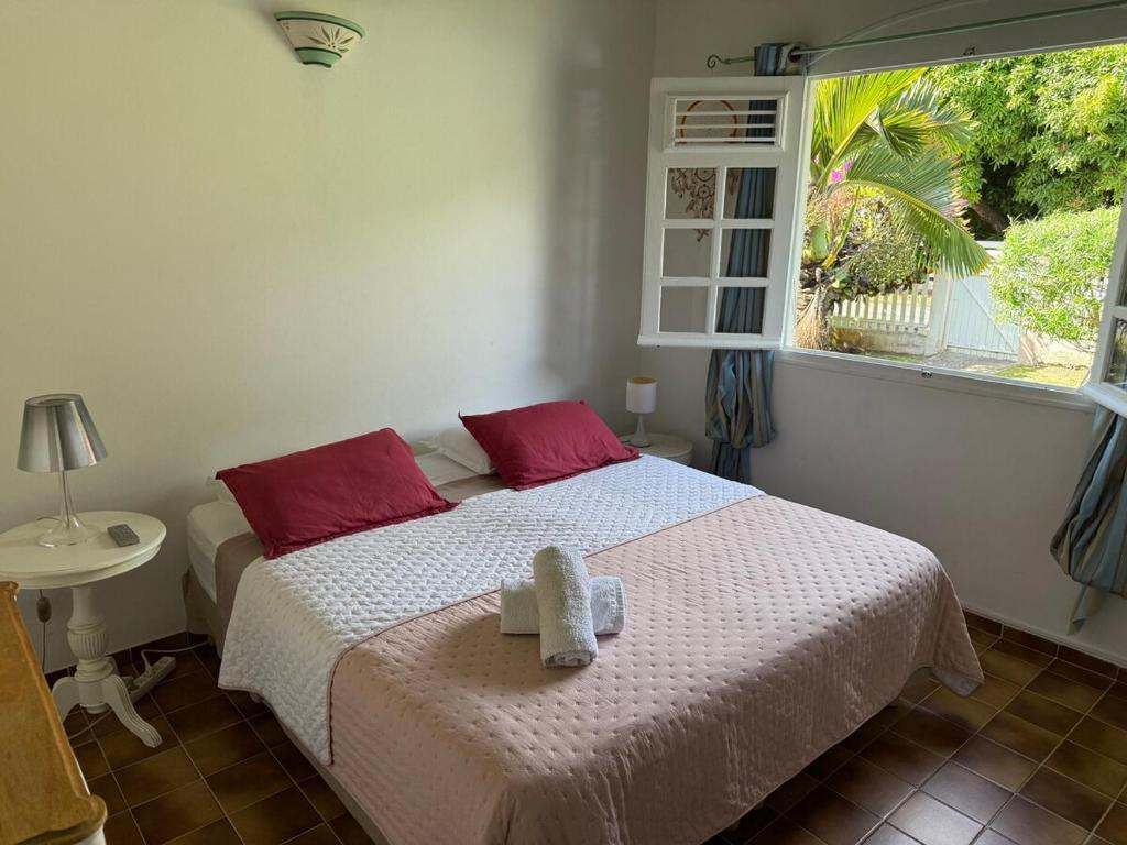 Postel nebo postele na pokoji v ubytování Villa Joss - Piscine & Plage 1 min à pied