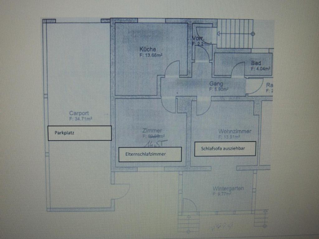Půdorys ubytování Grimmingapartment Maier