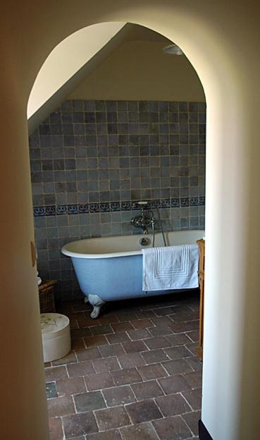 Postel nebo postele na pokoji v ubytování Manoir de la Villeneuve
