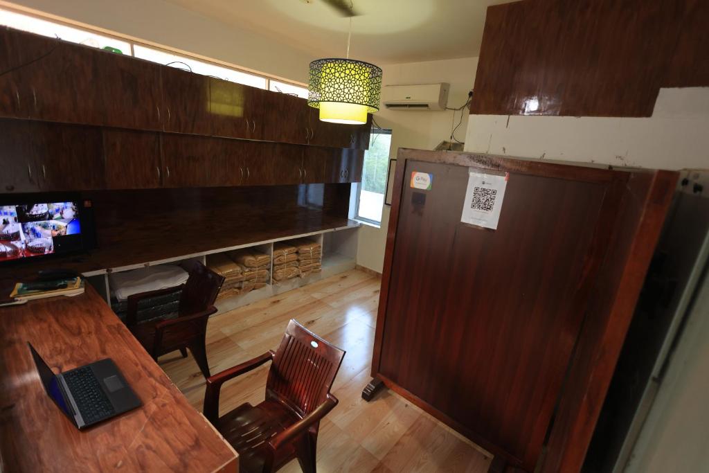 Kuchyň nebo kuchyňský kout v ubytování JK Residency