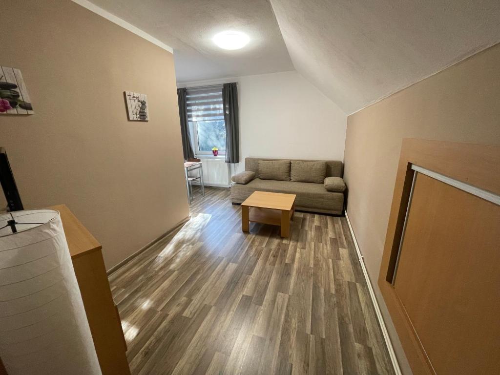 Posezení v ubytování Apartmány Obora