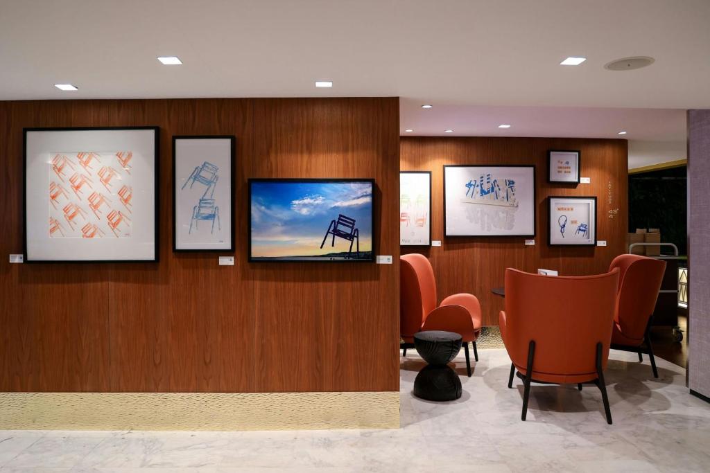 TV a/nebo společenská místnost v ubytování Le Meridien Nice