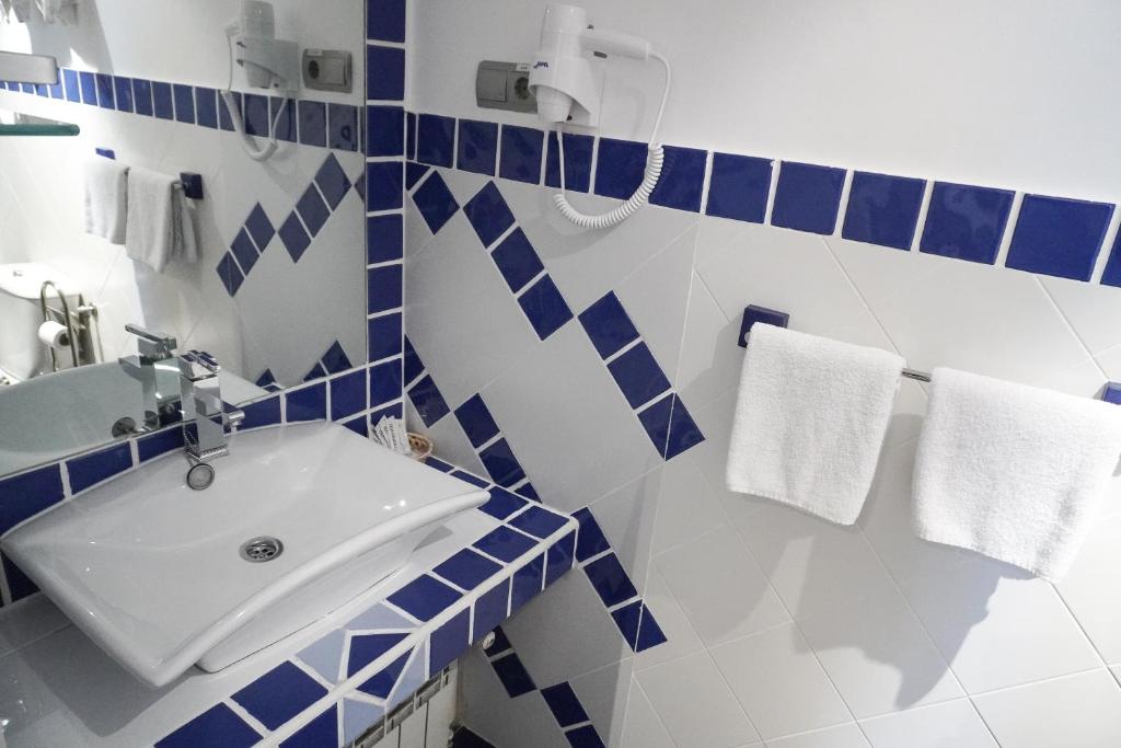 Koupelna v ubytování Hostal Santo Domingo