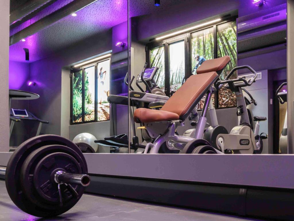 Fitness centrum a/nebo fitness zařízení v ubytování Ibis Milano Centro