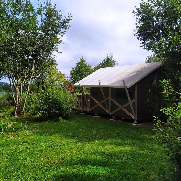 Zahrada ubytování Camping Kerlaudy Mer et Yourtes