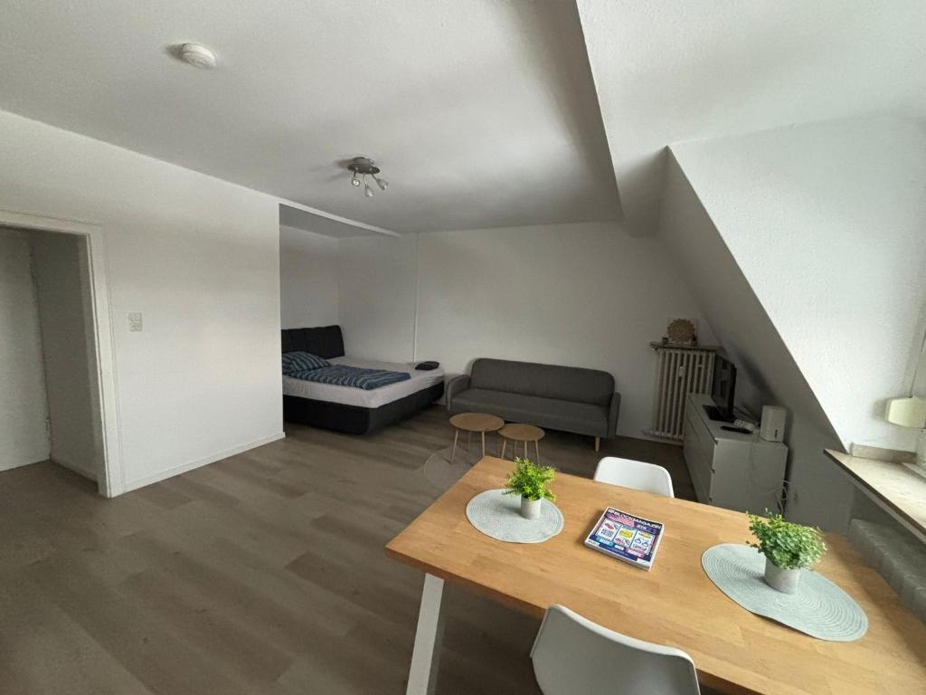 Posezení v ubytování Apartment City und Stadionnah