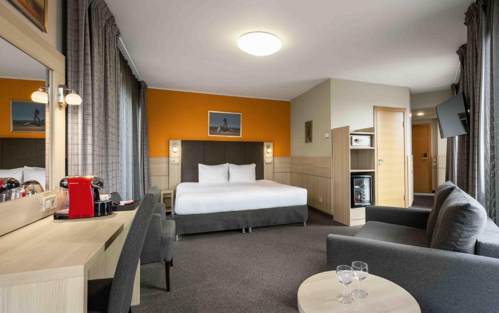 Postel nebo postele na pokoji v ubytování Wellton Riga Hotel & SPA