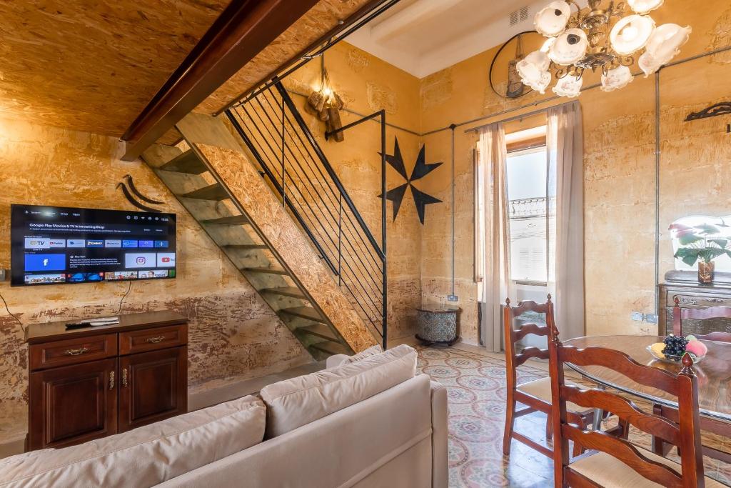 Posezení v ubytování Ta'Battista B&B - Gozo