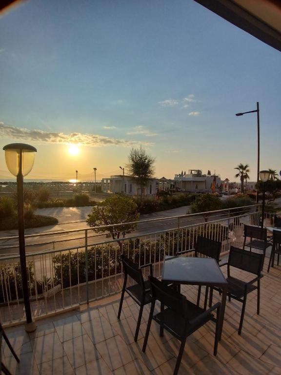 Balkón nebo terasa v ubytování Hotel Ideal