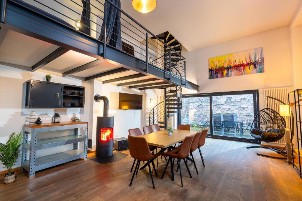 Køkken eller tekøkken på Pempelfort Luxury Townhouse