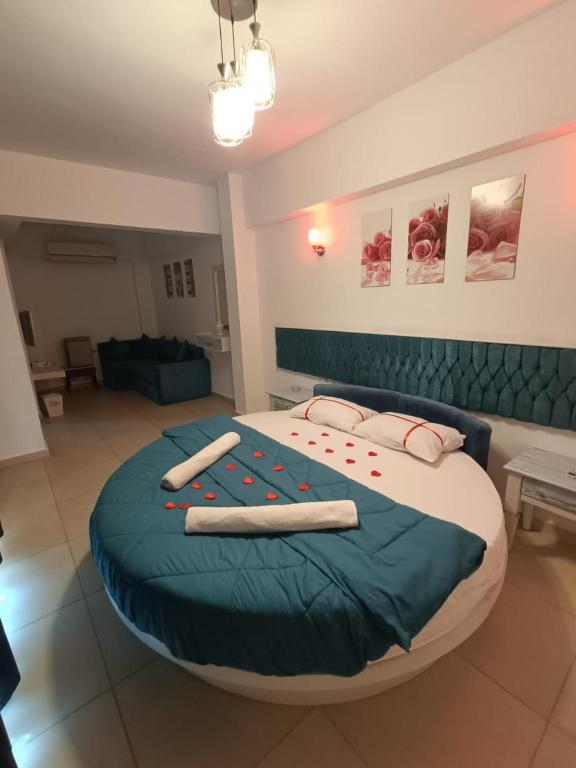 Postel nebo postele na pokoji v ubytování Carmine Hotel Dahab