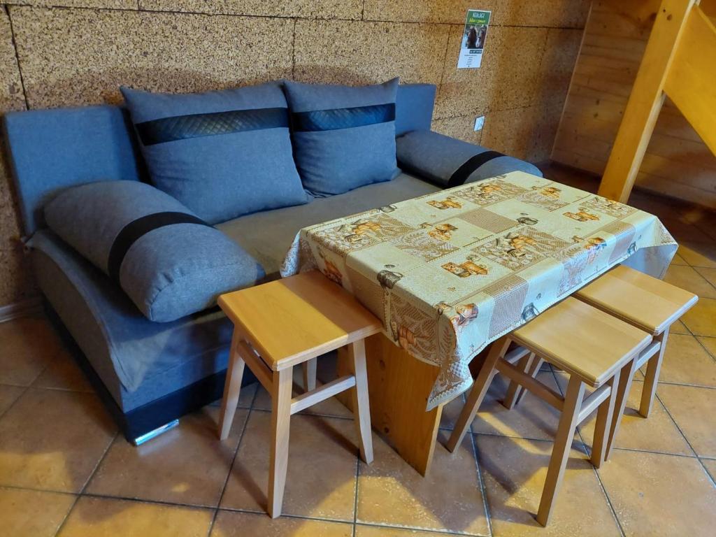 Posezení v ubytování Domki w Istebnej