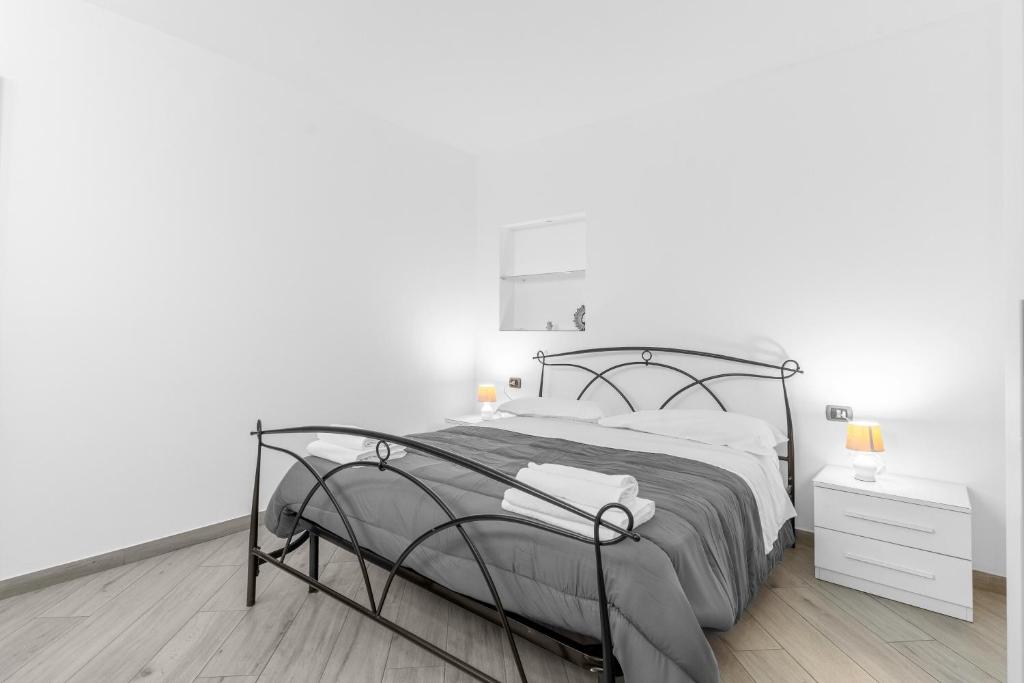 Postel nebo postele na pokoji v ubytování MUG7 - Sesto San Giovanni - Sesto living suite -