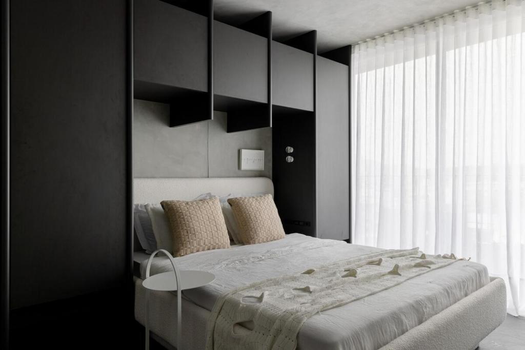 Katil atau katil-katil dalam bilik di Apto Boutique Centro Balneario Camboriu - Prisma