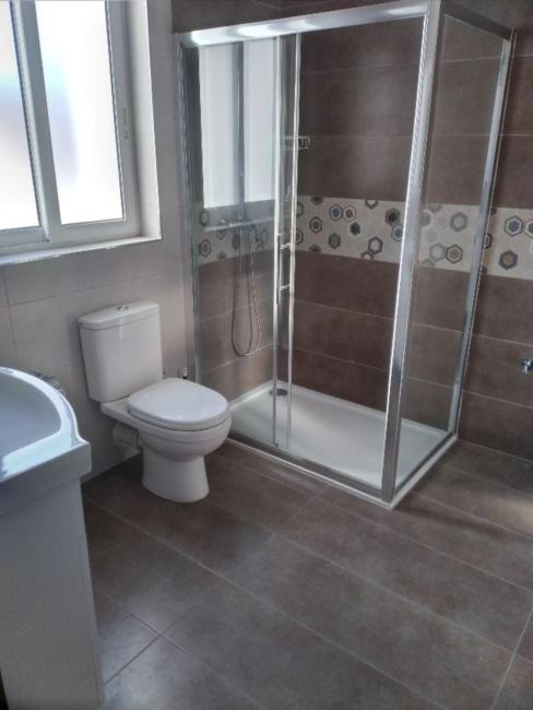 Koupelna v ubytování b&b Denis