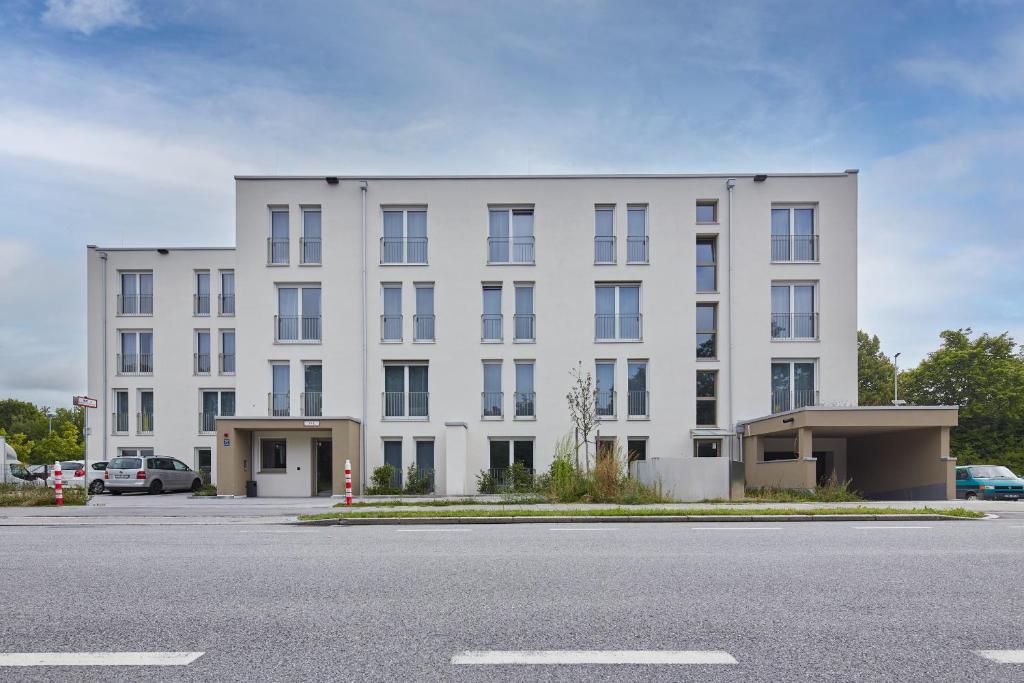Budova, kde se aparthotel nachází