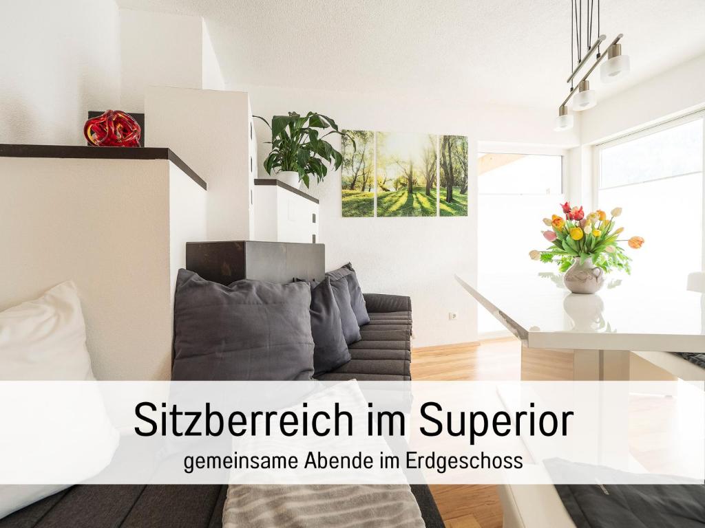 Posedenie v ubytovaní Elke`s Ötztal Apartments - Nahe Therme, herzlich, stilvoll, aussichtsreich