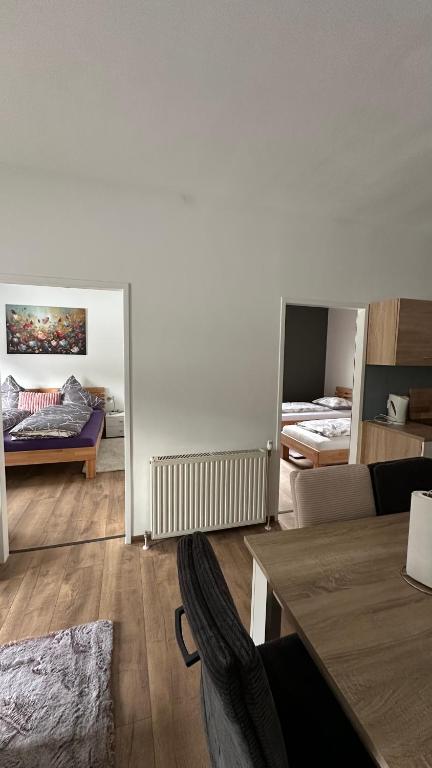 Postel nebo postele na pokoji v ubytování Ferienwohnung Casa Amedea