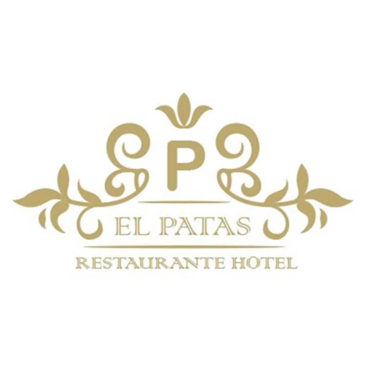 a logo for an apartment hotel with a letter psi at Hotel Restaurante EL PATAS in Corral de Almaguer