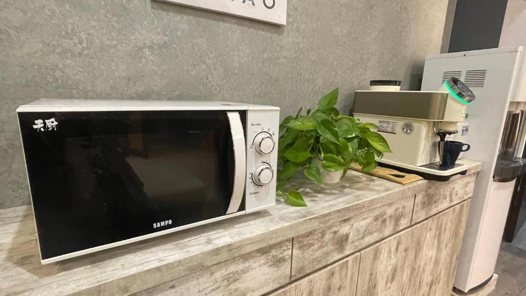 Kuchyň nebo kuchyňský kout v ubytování 鄉間小路 Home 備有專屬停車場