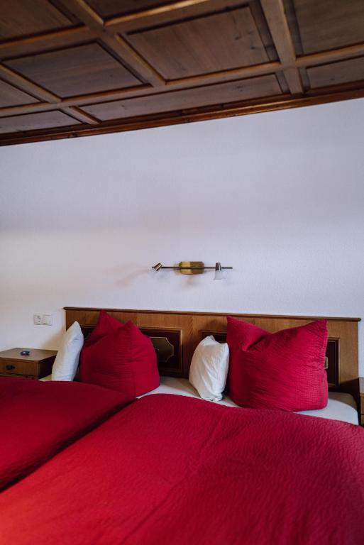Postel nebo postele na pokoji v ubytování Haus Saler