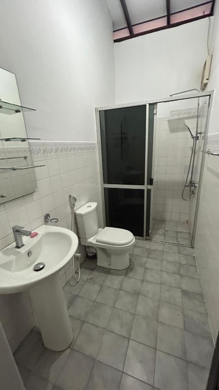 Koupelna v ubytování Himo Guest Inn