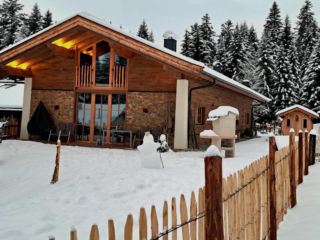 Almchalet Weberhof talvel