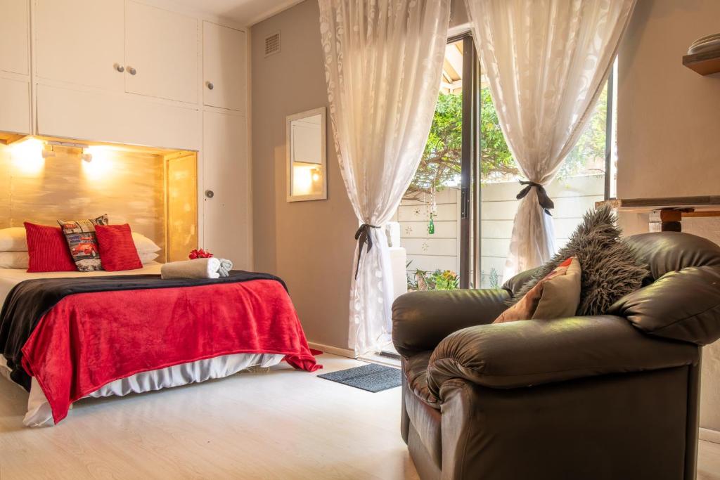 En eller flere senge i et værelse på Angel's Corner