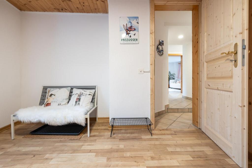 Postel nebo postele na pokoji v ubytování Perla Grischuna