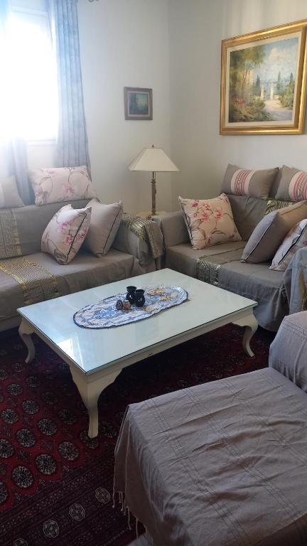 Posezení v ubytování Appartement Beatrice Tantana #direkt am Meer#