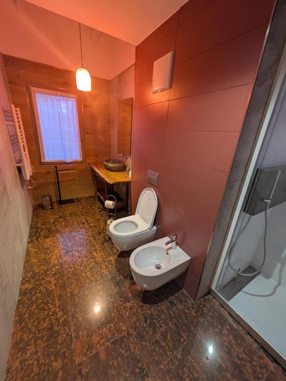 Koupelna v ubytování Le Vignole