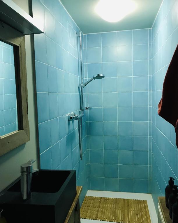 Koupelna v ubytování Panacée Guesthouses
