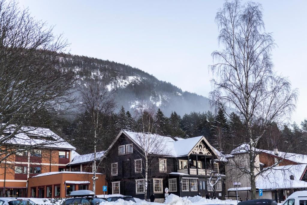 Nespecifikovaný výhled na hory nebo výhled na hory při pohledu z hotelu